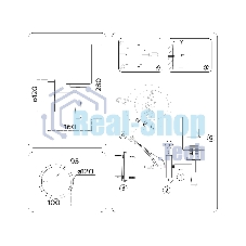 Настенный светильник Ambrella light LH56255 SN/FR никель/белый матовый E27 max 60W 160*120*280