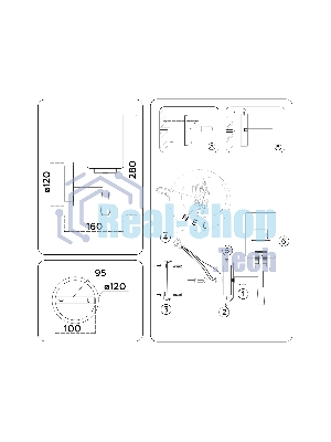 Настенный светильник Ambrella light LH56255 SN/FR никель/белый матовый E27 max 60W 160*120*280