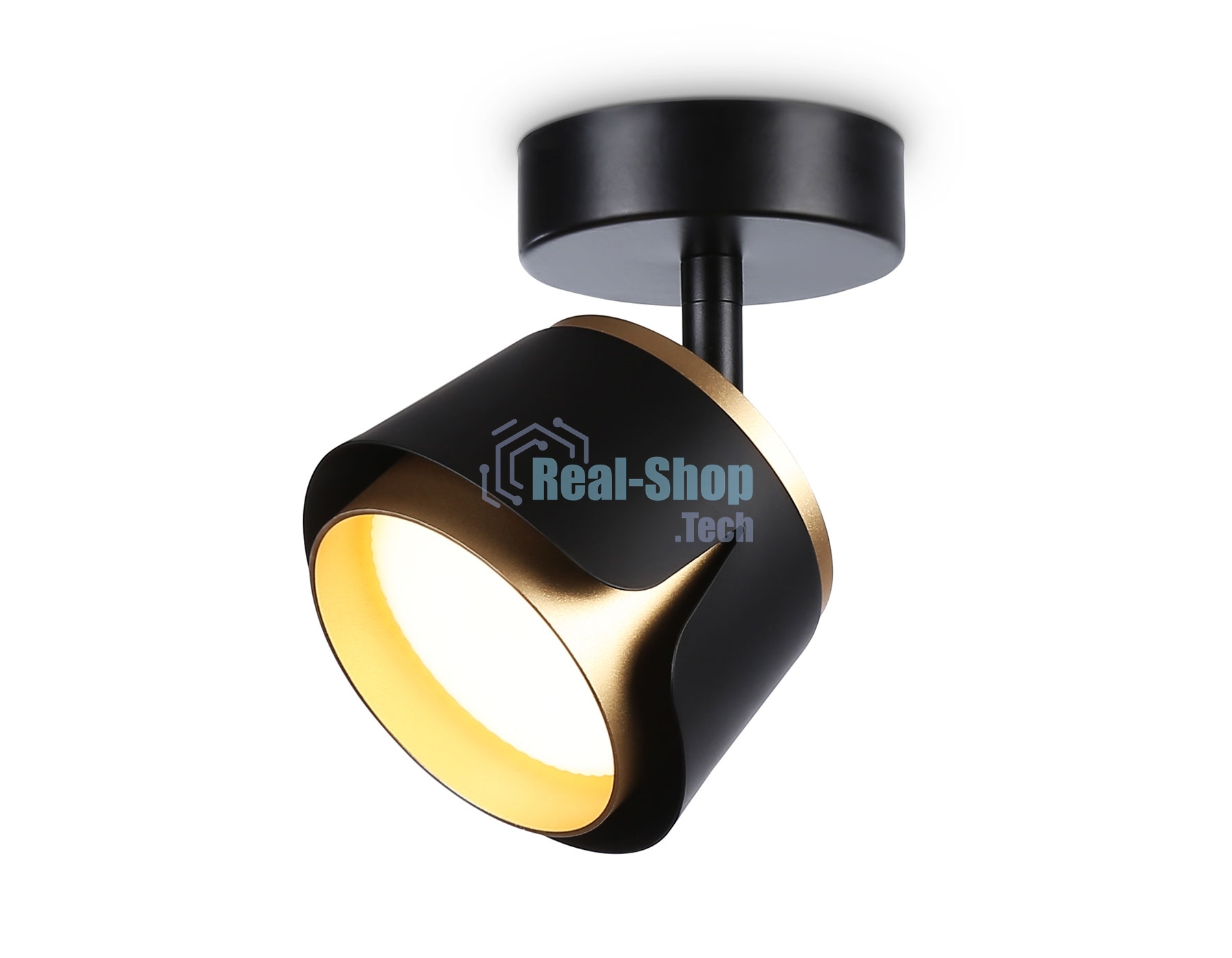 Светильник Ambrella light TN71227 BK/GD черный/золото GX53 D100*147