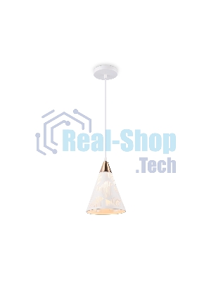 Светильник Ambrella light TR8429 WH/FGD белый/золото E27 max 40W D180*800