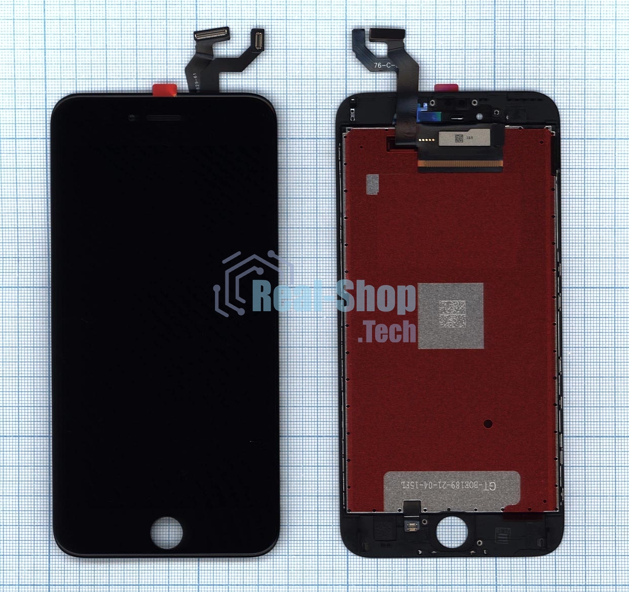 Дисплей для Apple iPhone 6S Plus в сборе с тачскрином AAA черный