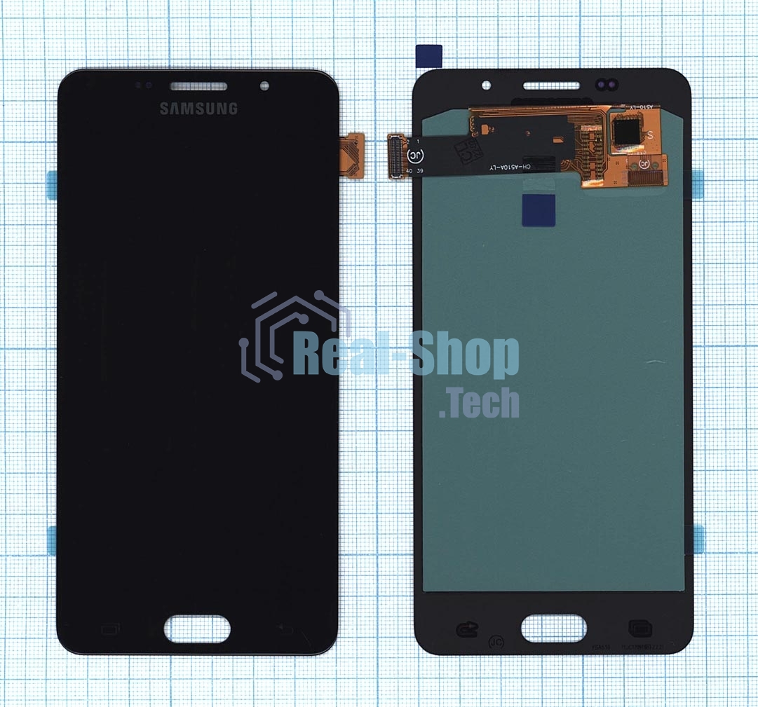 Дисплей для Samsung Galaxy A5 (2016) SM-A510F (OLED) черный