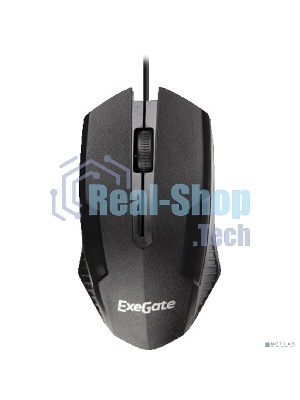 Мышь проводная ExeGate Professional Standard SH-9025 черный, 1000 dpi, USB, кнопки - 3