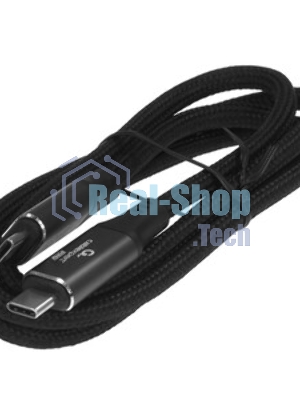 Кабель USB4.0 Cablexpert CC-USB4-CMCM-BR-1.8M, Type-C/Type-C, 5А, 240Вт, PD3.1/QC4.0, 40Gbps, медь, Pro, 1.8м, черный, пакет
