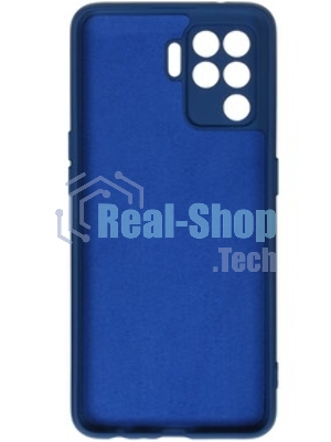 Чехол (клип-кейс) DF oOriginal-11, для Oppo Reno 5 Lite, синий df ooriginal-11 (blue)