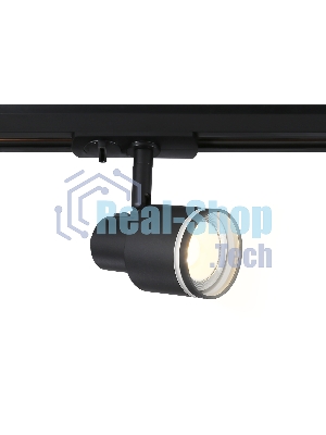 Трековый однофазный светильник Ambrella light GL5206 BK черный GU10 max 12W