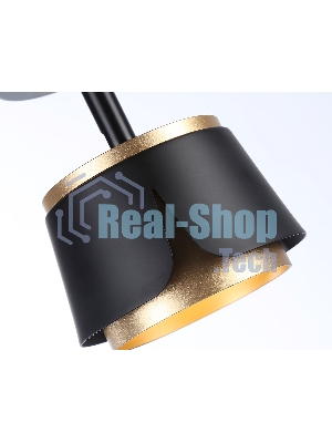 Светильник Ambrella light TN71227 BK/GD черный/золото GX53 D100*147