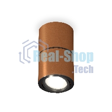 Светильник Ambrella Light XS7404040 SCF/PBK кофе песок/черный полированное MR16 GU5.3 (C7404, A2071, C7404, N7002)