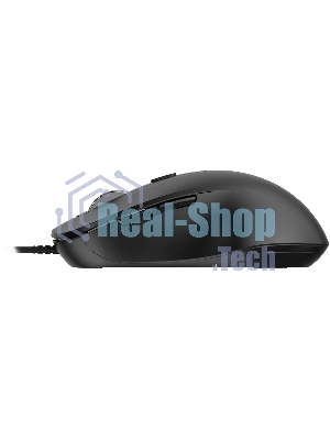 Мышь проводная Oklick 211M черный, 2400 dpi, USB, кнопки - 6