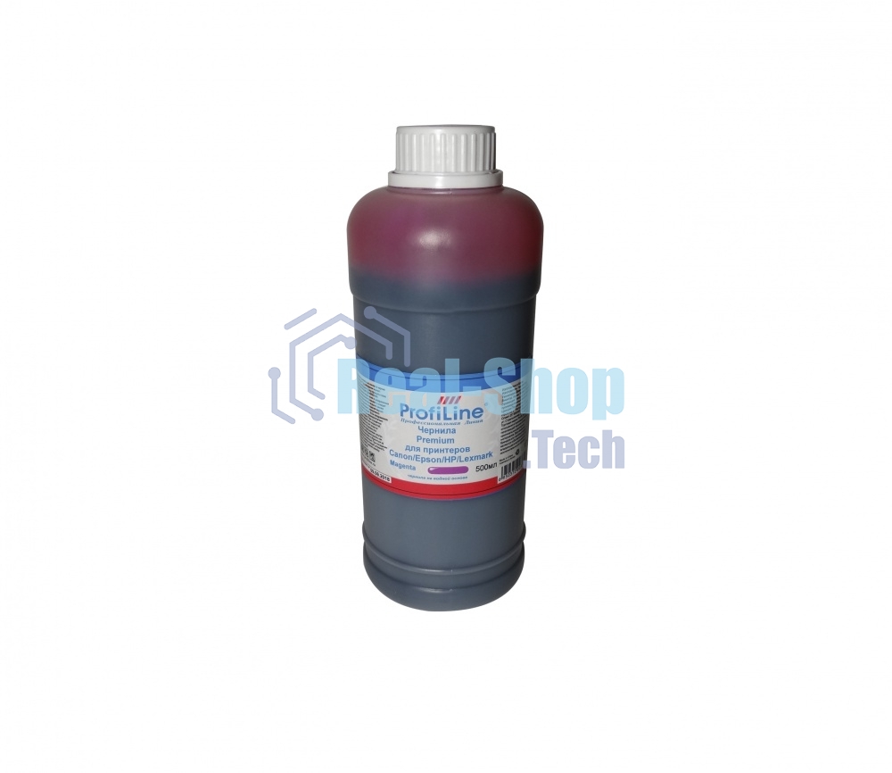 Чернила ProfiLine Premium для принтеров Canon/Epson/HP/Lexmark Magenta 500 мл водн