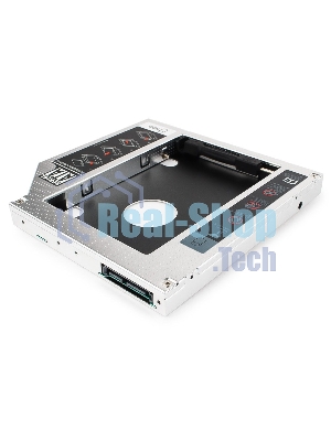 Контейнер для HDD Gembird MF-95-02 Низкопрофильный адаптер для 2.5-дюймового накопителя в отсек 5.25 дюйма, 12 мм