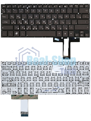 Клавиатура для ноутбука Asus UX31 UX31A UX32 UX32V UX32A черная с подсветкой