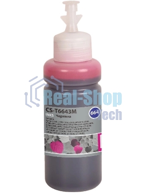 Чернила Cactus CS-T6643M 664 пурпурный 70мл для Epson L130,L110,L100,L220,L200,L310,L300,L360,L361,L380,L382,L350,L355,L365,L395,L405,L485,L495,L555,L565,L575,Expression ET-2500,ET-2550,ET-2600,ET-2650,ET-4500;WorkForce ET-14000,ET-16500;L1300,L1400,L605,L655,L656,L1455;ET-3600, ET-4550, ET-16500