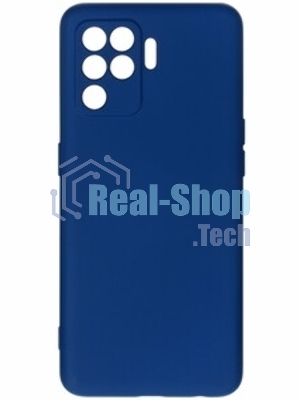 Чехол (клип-кейс) DF oOriginal-11, для Oppo Reno 5 Lite, синий df ooriginal-11 (blue)