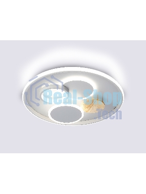Светильник Ambrella light FL4803 GR серый 3000K-6400K 70W D500*95 (ПДУ ИК)
