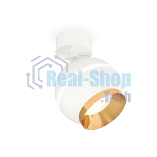 Комплект поворотного светильника Ambrella light XM1101004 SWH/PYG белый песок/золото желтое полированное MR16 GU5.3 LED 3W 4200K (A2202,C1101,N7034)