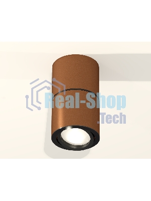 Светильник Ambrella Light XS7404040 SCF/PBK кофе песок/черный полированное MR16 GU5.3 (C7404, A2071, C7404, N7002)
