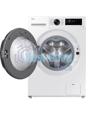 Стиральная машина Samsung WW11CGC04CAELP белый/черный, загрузка фронтальная 11кг, 1400 об/мин, класс: A