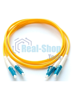Патч-корд LANMASTER LAN-2LC-2LC/OM4-1.0 2x50/125 OM4 LC дуплекс-LC дуплекс 1м LSZH желтый