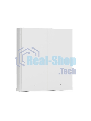 Выключатель двухклавишный Aqara Wireless Remote Switch H1 (WRS-R02)