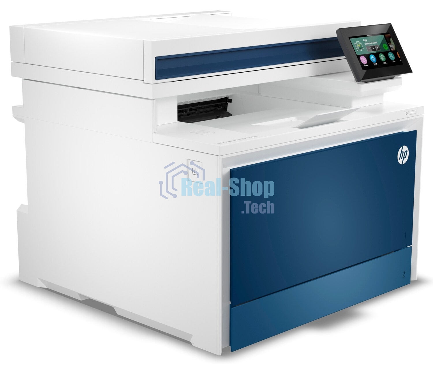 МФУ лазерное HP Color LaserJet Pro MFP 4303fdw (5HH67A), A4, цветной, печ. 33 стр/мин., скан. до 44 стр/мин. (ч/б) 35 стр/мин. (цвет), 600 x 600 dpi (печать) 1200 x 1200 dpi (скан.), Bluetooth, USB, Wi-Fi