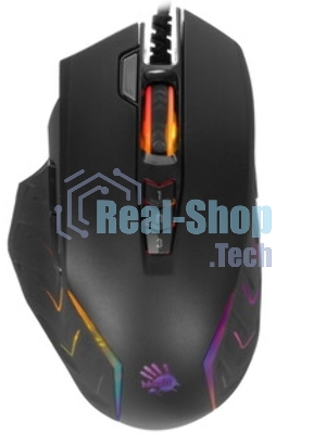Мышь проводная A4Tech Bloody J95s черный, 8000 dpi, USB, кнопки - 9