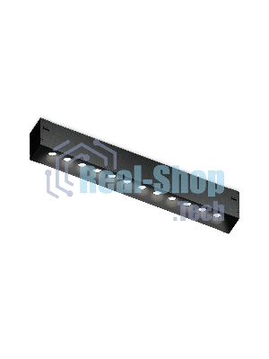 Светильник светодиодный трековый для шинопровода Magnetic Ambrella light GL1720 BK черный IP20 12W 4200K 220V 24° 232*25*42 (Без ПДУ)