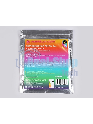 Светодиодная лента Ambrella light GS4401 5050 60Led /10W m/ 24V IP20 RGBW+3000K/ 5000*10*1.87mm (5 конт.)