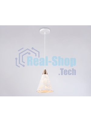 Светильник Ambrella light TR8429 WH/FGD белый/золото E27 max 40W D180*800