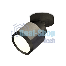 Светильник Ambrella Light XM8115001 DCH/SBK/PBK черный хром/черный песок/черный полированный GX53 (A2229, A2106, C8115, N8113)