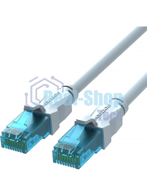 Патч-корд Vention прямой UTP cat.5е, RJ45 - 1,5м. Серый