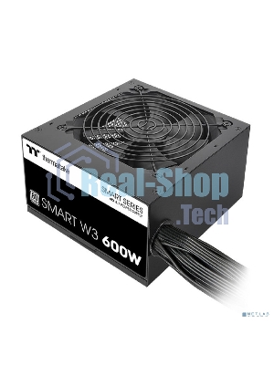 Блок питания Thermaltake Smart W3 600W, ATX 3.1, APFC, 12cm Fan, 80 PLUS, Retail