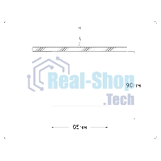 Светильник Ambrella light TA1445 BK/FR черный/белый матовый GX53 max 12W D85*90