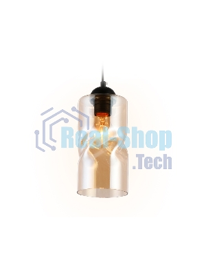 Светильник подвесной TR3555 BK/TI черный/янтарь E27 max 40W D110*1200
