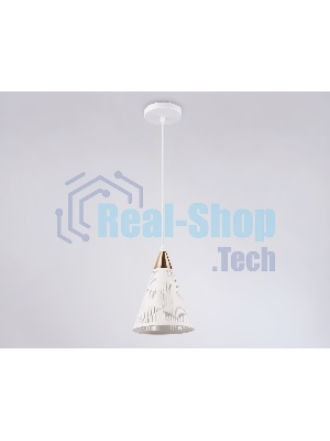 Светильник Ambrella light TR8429 WH/FGD белый/золото E27 max 40W D180*800