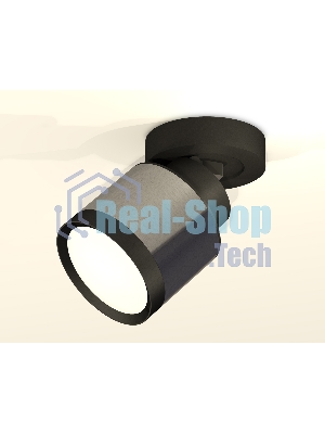Светильник Ambrella Light XM8115001 DCH/SBK/PBK черный хром/черный песок/черный полированный GX53 (A2229, A2106, C8115, N8113)