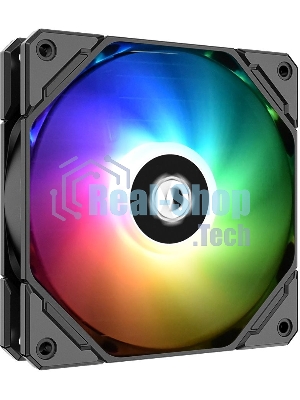 Вентилятор для корпуса ID-Cooling TF-12025-ARGb черный, 120 мм, 1500 об/мин, 30.5 дБ, 4 pin