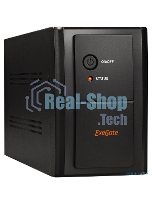 Источник бесперебойного питания ExeGate EP285480RUS SpecialPro UNB-1000.LED.AVR.C13.RJ.USB 1000VA/650W, LED, AVR, 6*IEC-C13, RJ45/11, USB, черный
