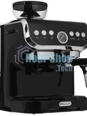 Кофейная станция BQ CM5000 черный, исп. кофе - молотый/зерна, 2 л, 1560 Вт, 15 бар