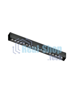 Светильник светодиодный трековый для шинопровода Magnetic Ambrella light GL1730 BK черный IP20 15W 4200K 220V 24° 342*25*42 (Без ПДУ)
