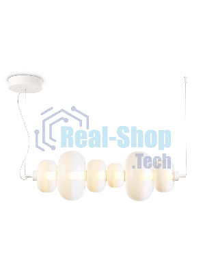 Подвесной светодиодный светильник Ambrella light LH11071 WH/FR белый/белый матовый 36W 3000K 745*230*230