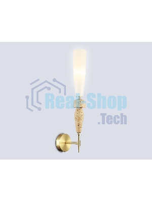 Настенный светильник Ambrella light LH75369 GD/WH золото/белый G9 max 28W 70*150*560