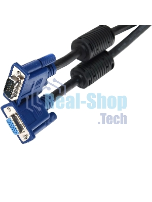 Кабель соединительный SVGA (15M/M) 3 м 2 фильтра TV-COM QCG120H-3M