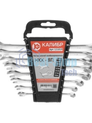 Набор ключей комбинированных Калибр НКК-8Т 8 штук, CrV 00000062582