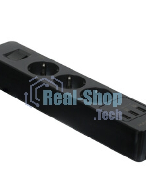 Удлинитель с USB зарядкой Harper UCH-330 White