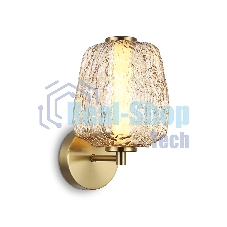 Настенный светодиодный светильник Ambrella light LH30108 SB/TI бронза/янтарь 8W 3000K 140*190*285