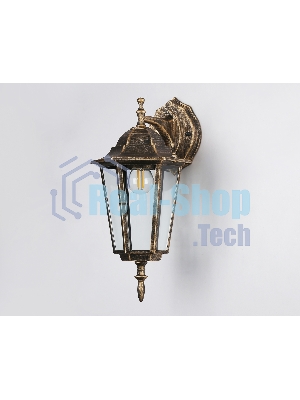 Уличный настенный светильник Ambrella light ST2019 GD/BK/CL золото/черный/прозрачный IP54 E27 max 40W 360*150*210