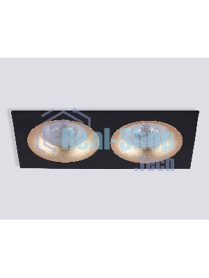 Светильник Ambrella light TN102735/2 BK/GD черный/золото GU5.3 175*92*23
