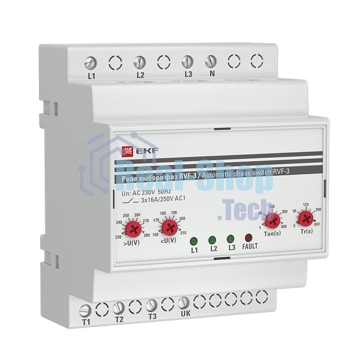 Реле выбора фаз РВФ-3 EKF RVF-3 EKF