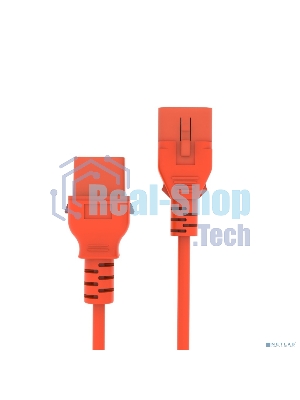 Кабель питания Filum FL-PC-C19F/C20F-C-0.5-OR 3x1.5 С19 - C20 с фиксацией, 220/250В, 16А, оранжевый, 0.5м (1111327)